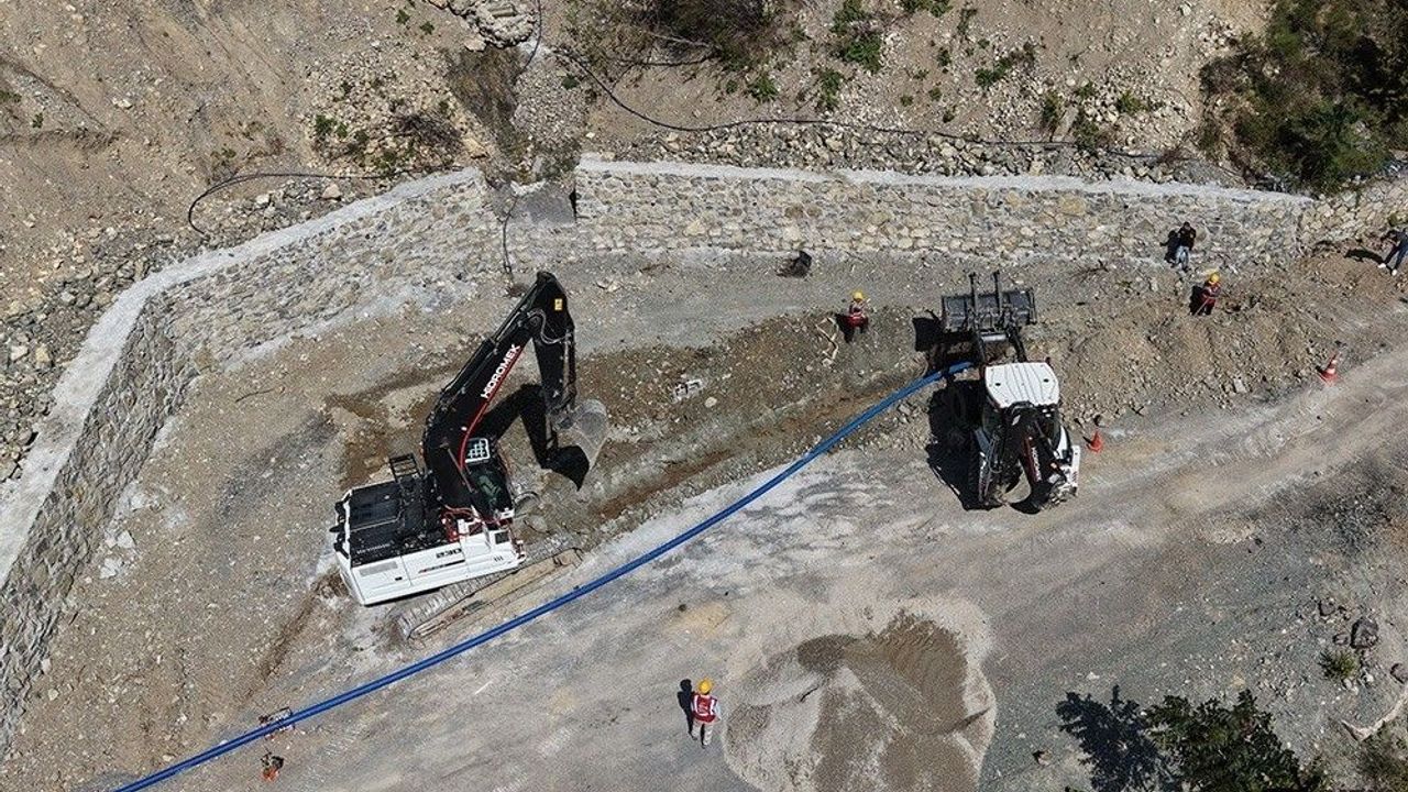 Bitişik Yaylası'na Yeni Su Hattı