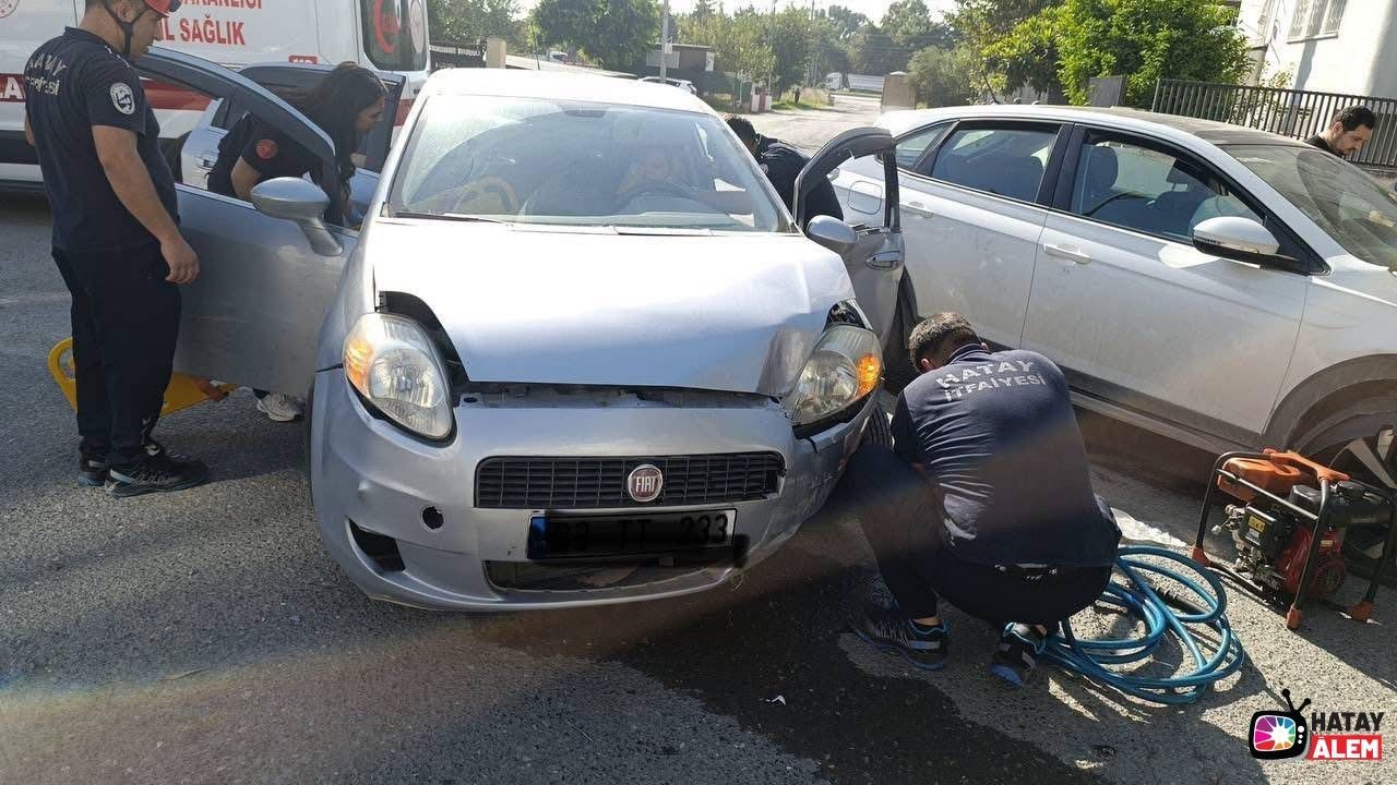 Dörtyol'da trafik kazası: 3 yaralı