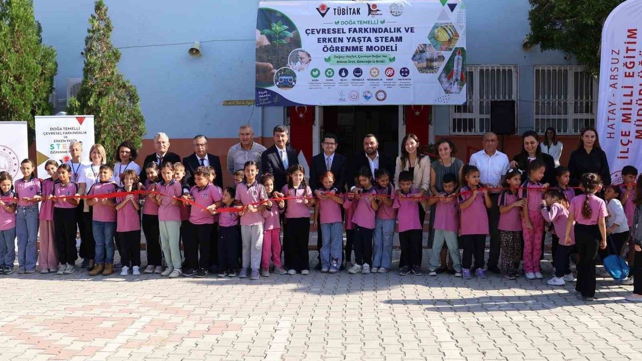 Arsuz'da STEM projesiyle çevre bilinci hedefleniyor