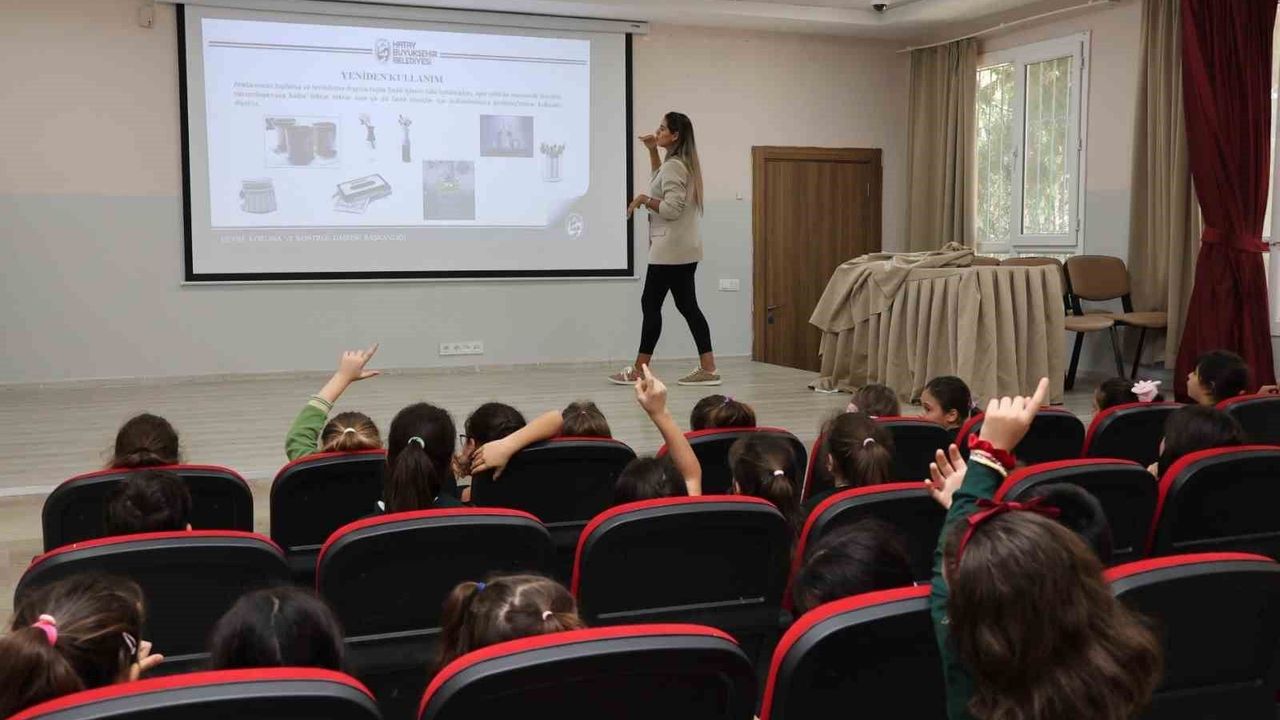 Hatay'da çevre bilinci eğitimi verildi