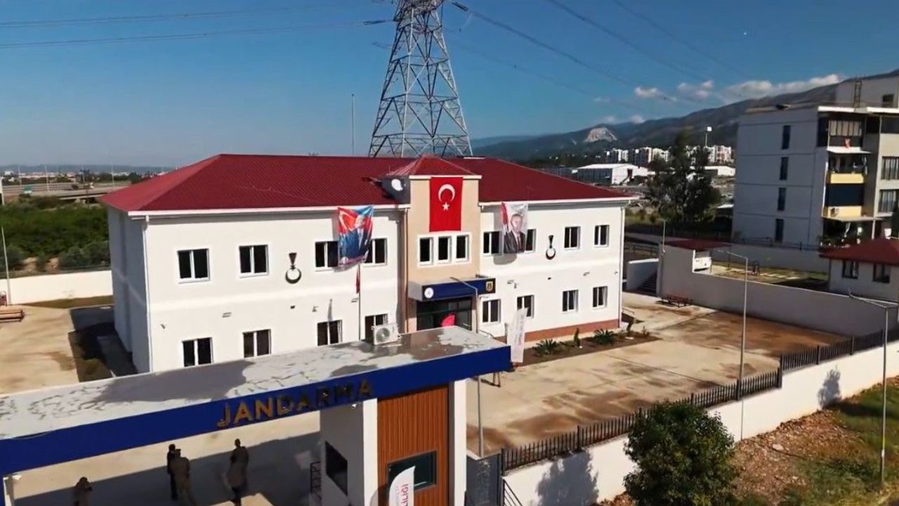 Payas jandarma karakolunda yeni hizmet binası hizmete başladı