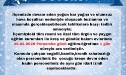 Bingöl'de 2 ilçede eğitime kar engeli