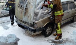 Hatay Dörtyol'da TOFAŞ alevlere teslim oldu