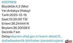 Hatay Valiliği'nden deprem açıklaması