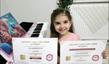 5 Yaşındaki Hataylı  Minik Piyanist Ela Sayra Boyar’dan Uluslararası Başarı