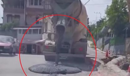 Defne’de Yola Beton Döken Mikser Sürücüsüne 50 Bin TL Ceza