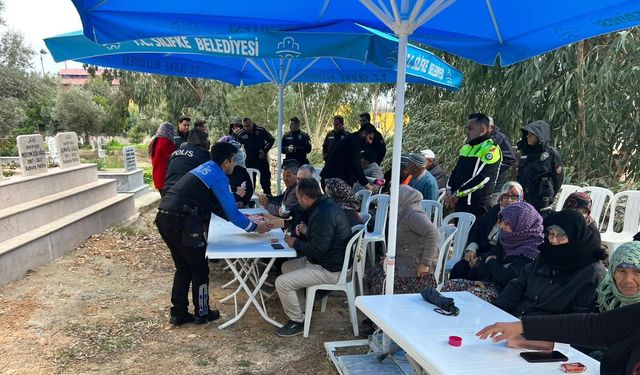 6 Şubat depreminde hayatını kaybeden polisler dualarla anıldı