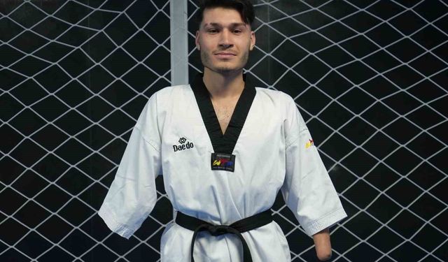 Kazada kollarını kaybetti, taekwondoyla hayata yeniden bağlandı