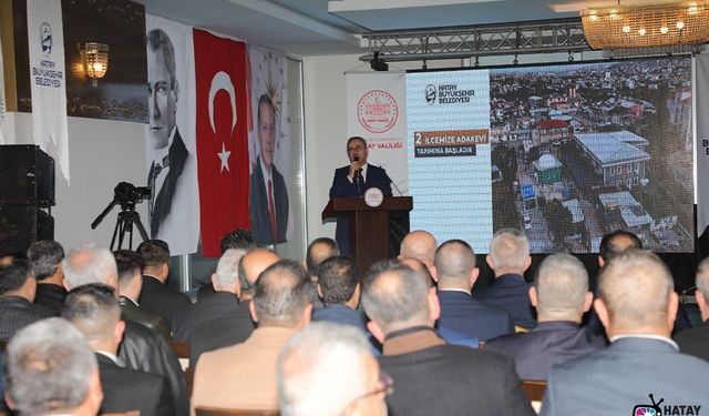 HATAY’DA “HUZURLU MAHALLE, HUZURLU KÖY, GÜÇLÜ TÜRKİYE” BULUŞMASI