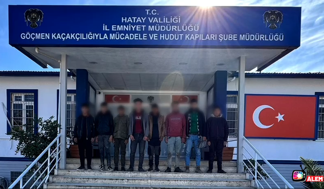 Hatay’da Göçmen Kaçakçılığı Operasyonu: 8 Kaçak Göçmen Yakalandı, 4 Organizatör Tutuklandı