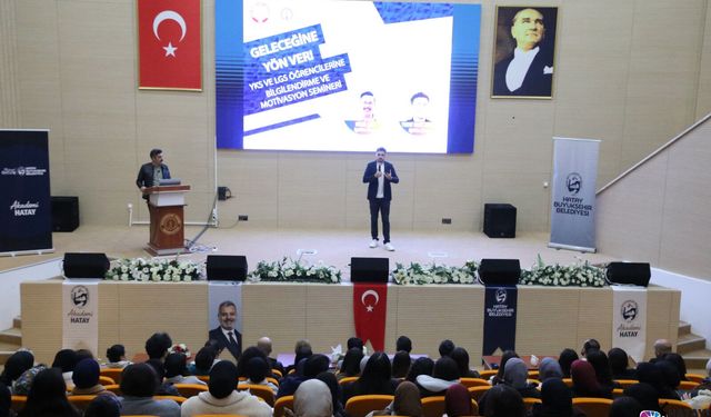 YKS ve LGS Öncesi Hataylı Gençlere Destek: HBB’den Ücretsiz Motivasyon ve Strateji Semineri