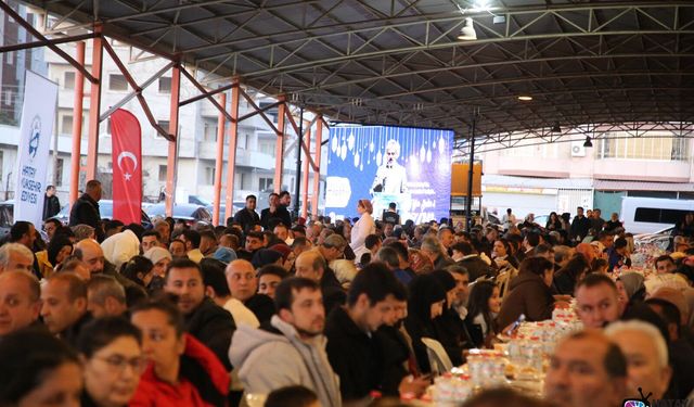 Hatay Dörtyol’daki İftar Sofrasında Öntürk’ten Hizmet ve Proje Açıklamaları