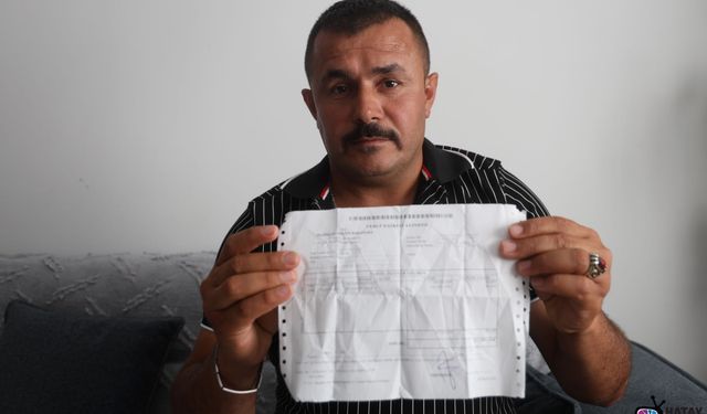 Hatay'da depremde ölü kaydedilen adam ehliyet yenileyemedi ceza yiyince yaşadığı ortaya çıktı