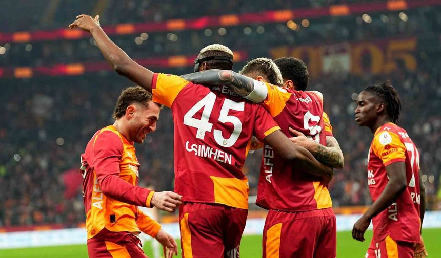 Galatasaray'dan 55 puan, 55 gol