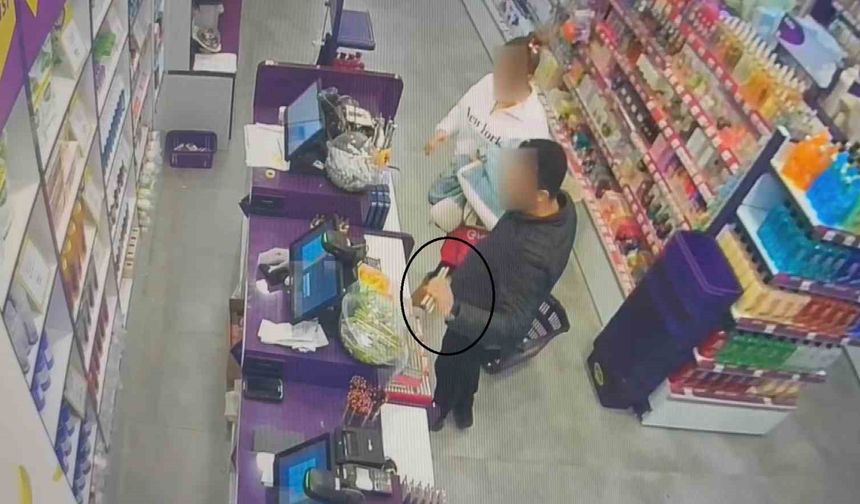 Kozmetik market zincirine dadanan anne, baba ve kız 3 aylık süreçte 1 milyon 200 bin TL'lik ürün çaldı