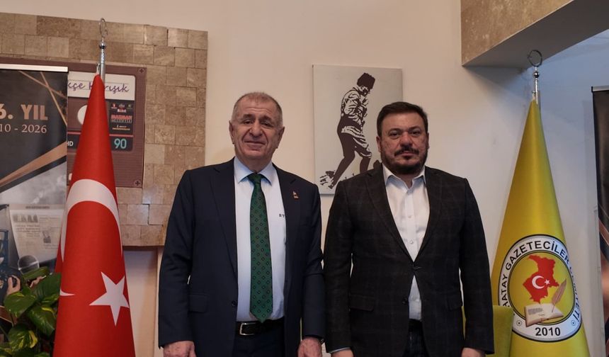 Ümit Özdağ Hatay Gazeteciler Cemiyeti’nde: Deprem Sonrası Hatay Konuşuldu