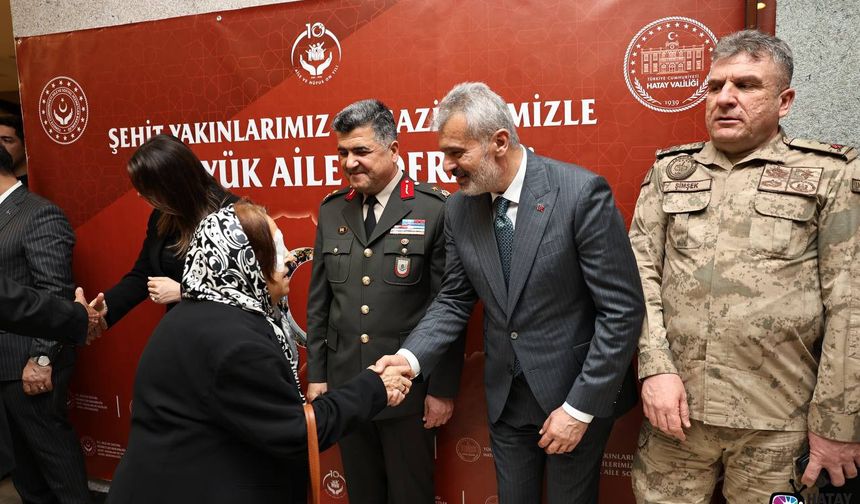 Hatay’da Şehit ve Gazi Yakınları İçin Anlamlı İftar Buluşması