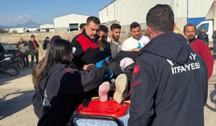 Antakya'da trafik kazası: 1 yaralı