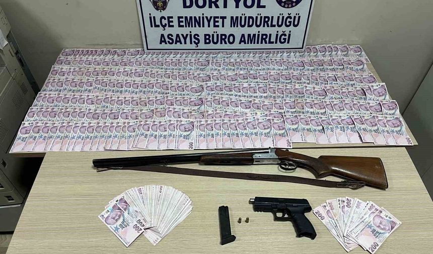 Dörtyol araçtan 100 bin lira para çalan şüpheli yakalandı