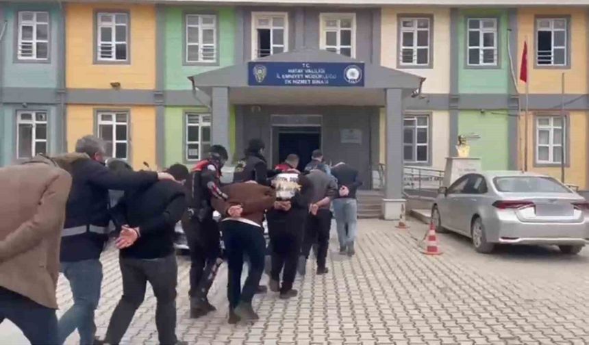 Hatay'da bir haftada; 9 faili meçhul olay aydınlatıldı, 11 tutuklama