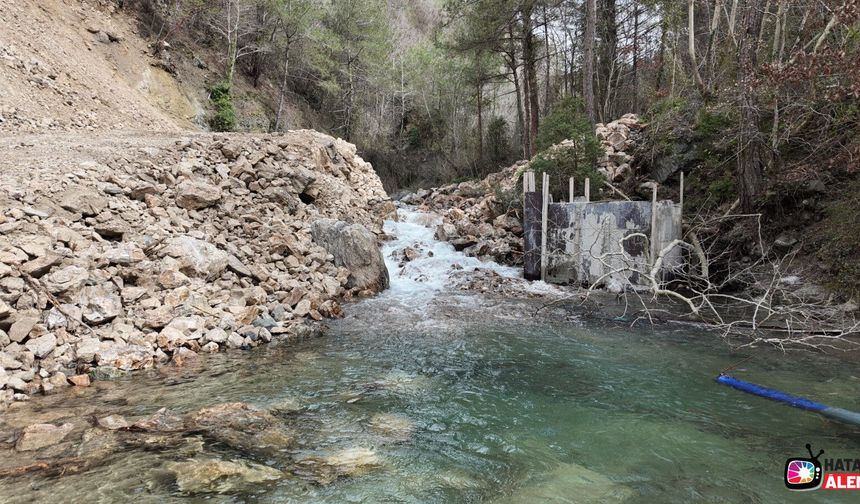 Erzin’de İçme Suyu İçin Yeni Adım: Hasançayı Kaynağında Çalışma Başladı