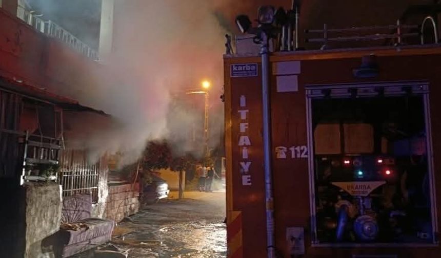 Dörtyol'da ev yangını