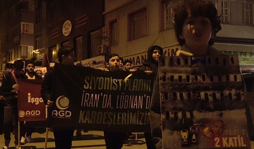 İsrail'in zulmünü protesto etmek için Netanyahu'yu 'idam' ettiler