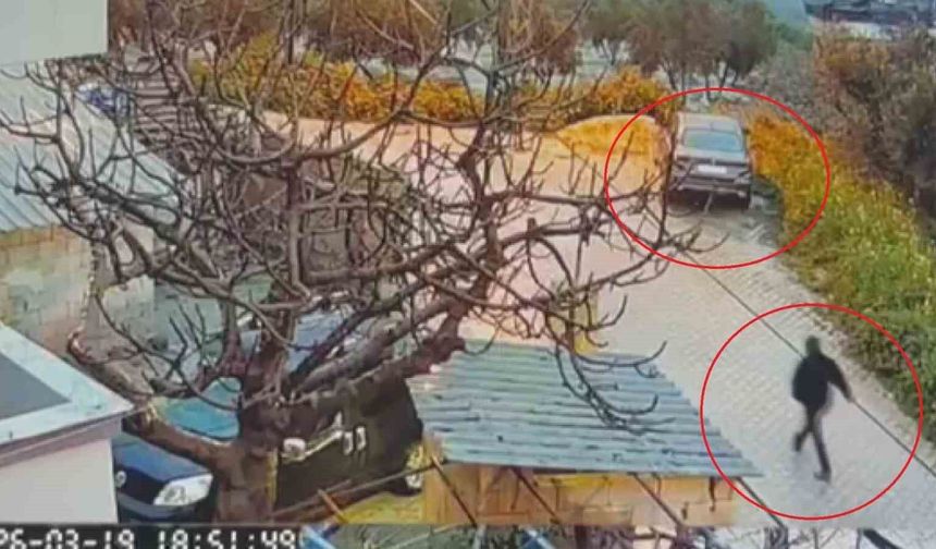 Park halindeki otomobili benzin döküp yakan, araç sahibinin yeğeni çıktı