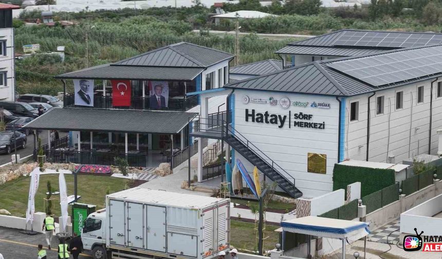 Akdeniz’in hırçın dalgaları geleceğin sörfçülerini yetiştirecek