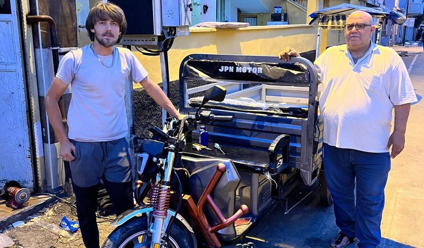 ‘Helal parayla aldım’ dediği çalınan motosikleti 24 saat geçmeden polis tarafından bulundu